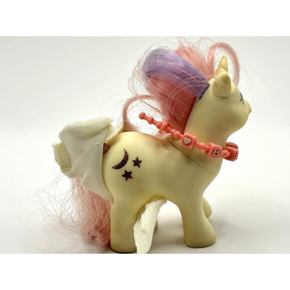 Vintage My Little Pony G1 1984 Baby Moondancer Figure w/ Diaper and Necklace MLP - Picture 10 of 12